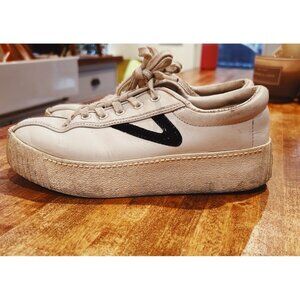 Women’s Tretorn Nylite Plus White Leather Sneakers Size 6